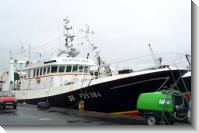 Saint-Malo (2003-12-24) Bassin Duquay-Trouin avec le reste de la flotte de l'armement Porcher d'Erquy